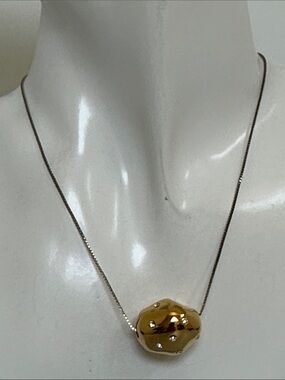 MARNI Gold Bead Pendant Necklace